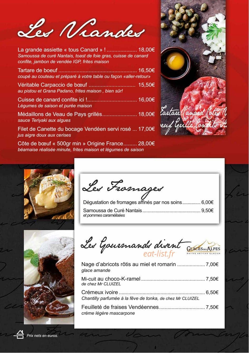 Le bistronome — carte page 4