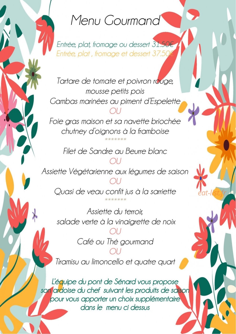 Le pont de Senard — carte page 3