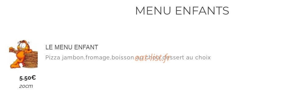 Au Feu de Bois — carte page 8