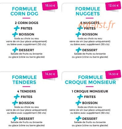 Snacking Diner — carte page 4