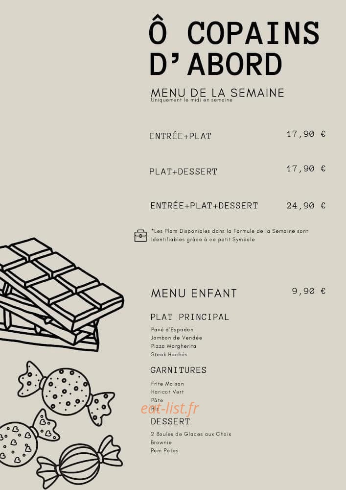 Ô copains d'abord — carte page 6