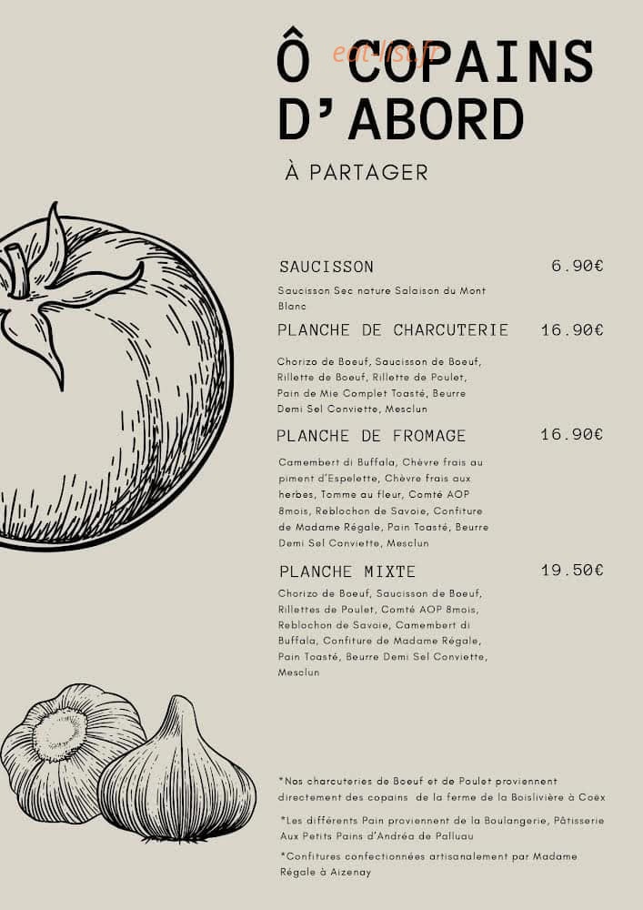 Ô copains d'abord — carte page 5