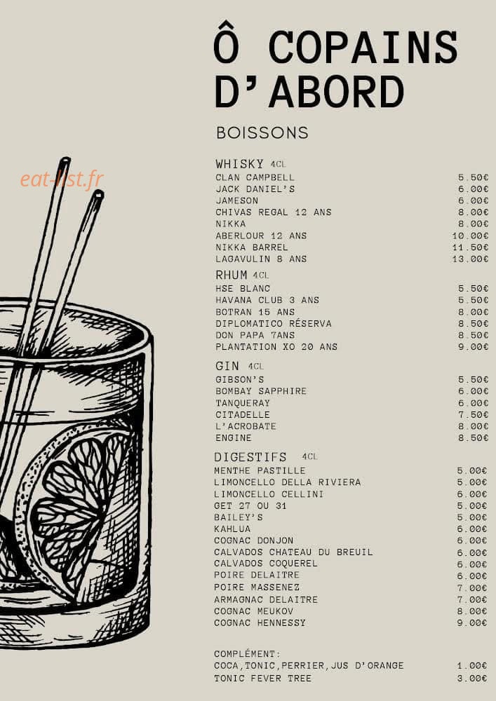 Ô copains d'abord — carte page 8