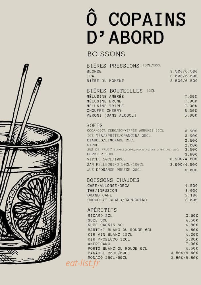 Ô copains d'abord — carte page 9