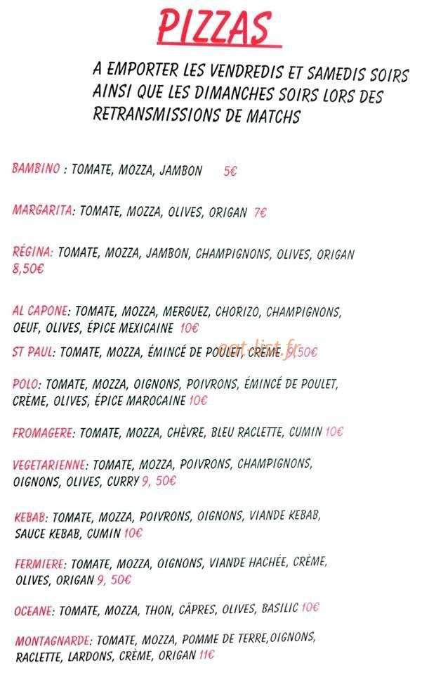 Le Saint Paul — carte page 1