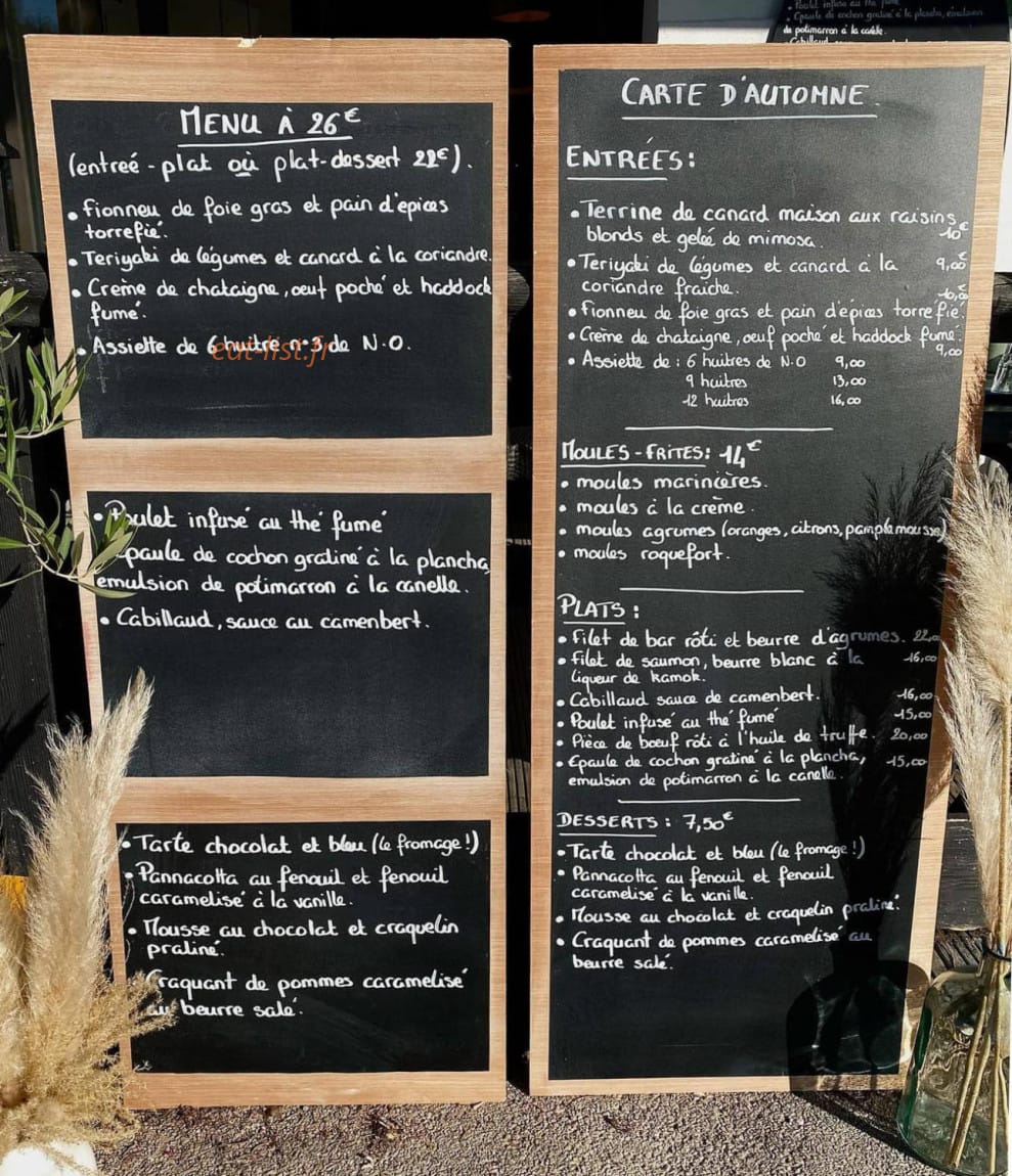 L'Entre 2 Côtes — carte page 1