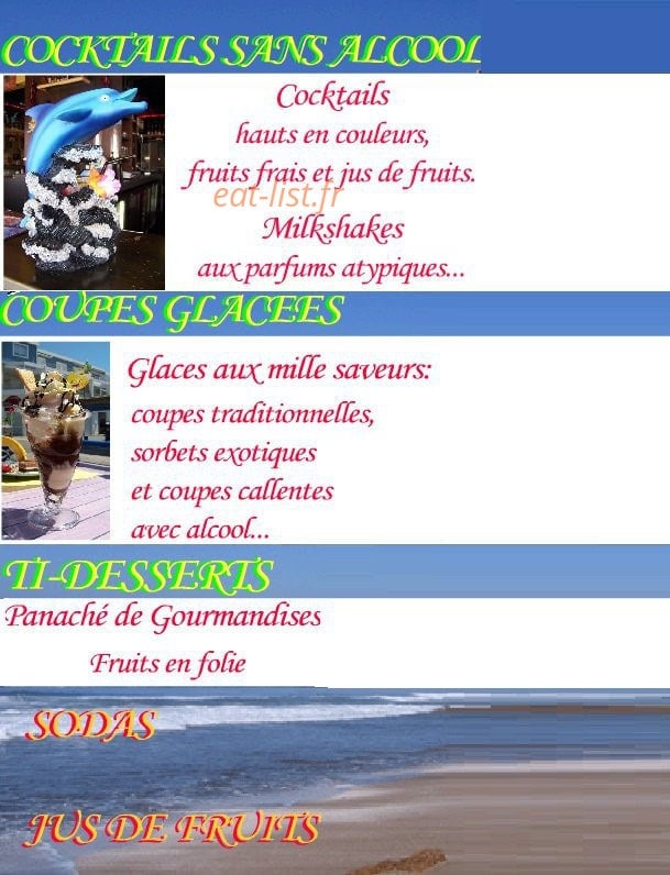 Kaz a Rhum — carte page 1