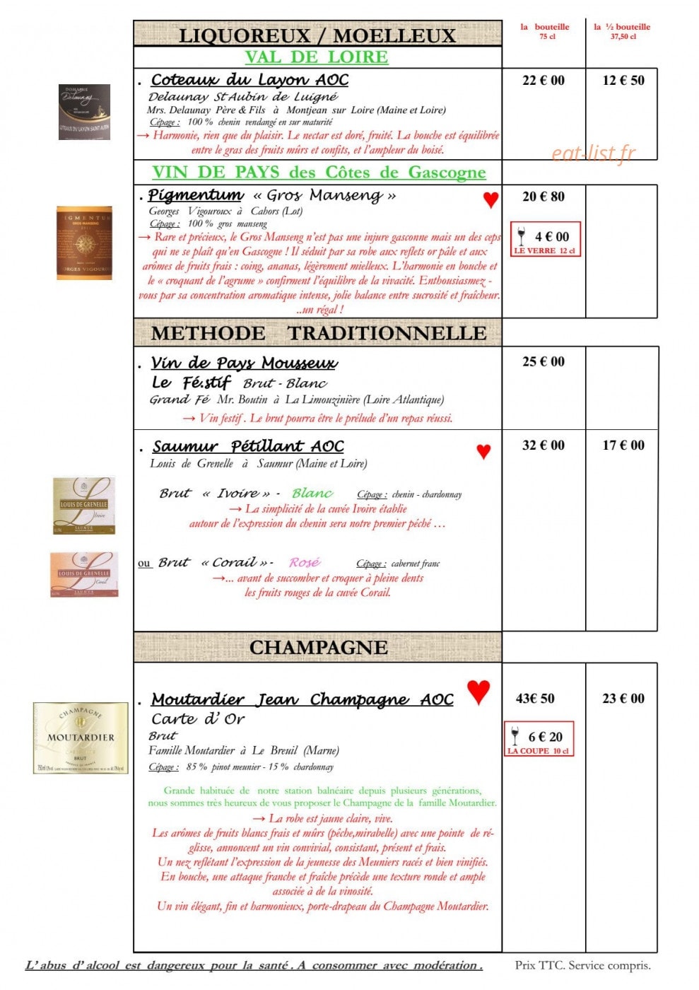 L'Estran — carte page 10