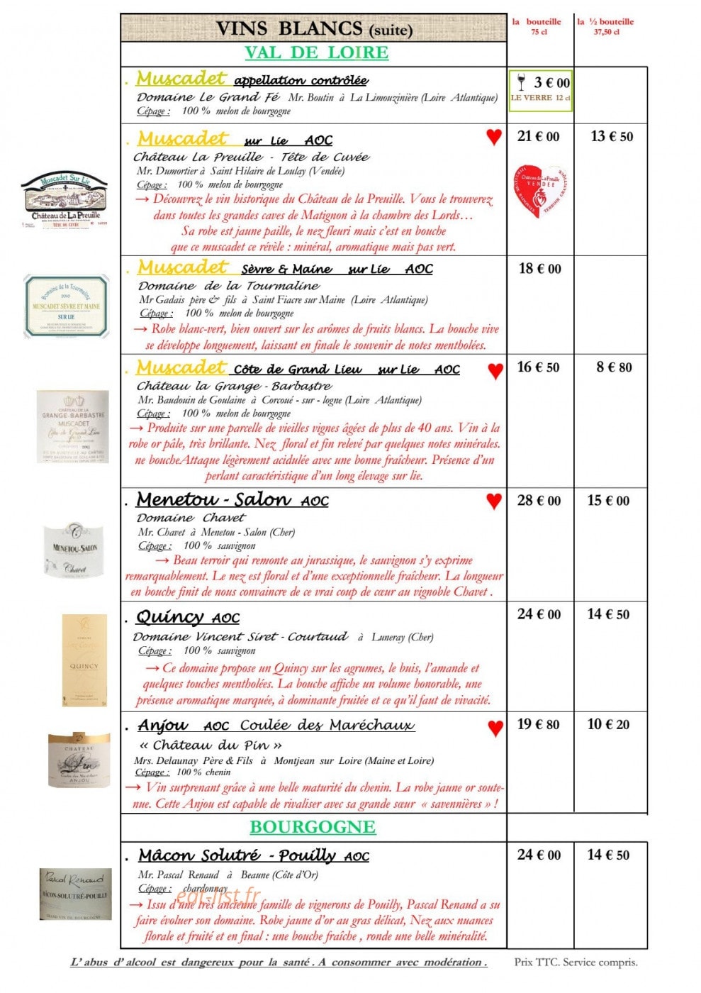 L'Estran — carte page 9