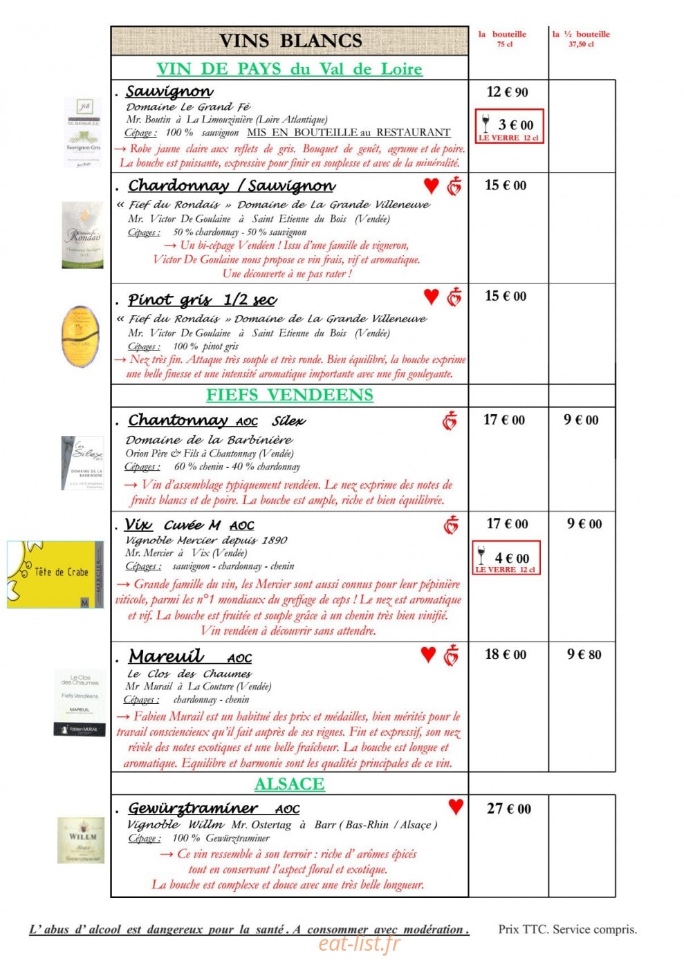 L'Estran — carte page 8