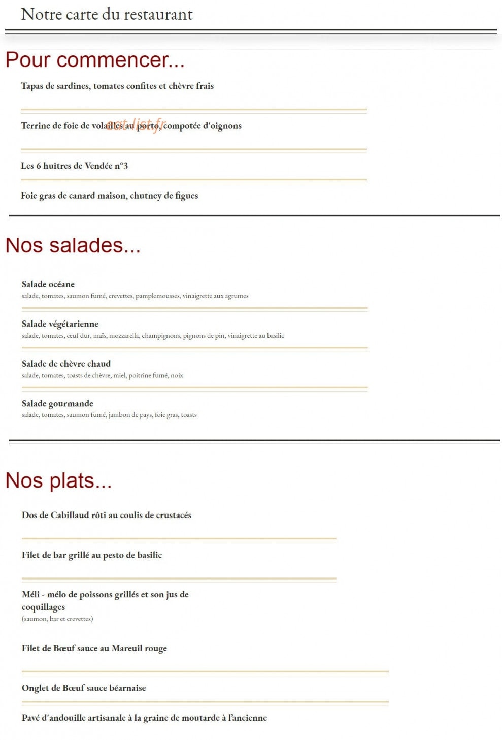 Le Bateau — carte page 3