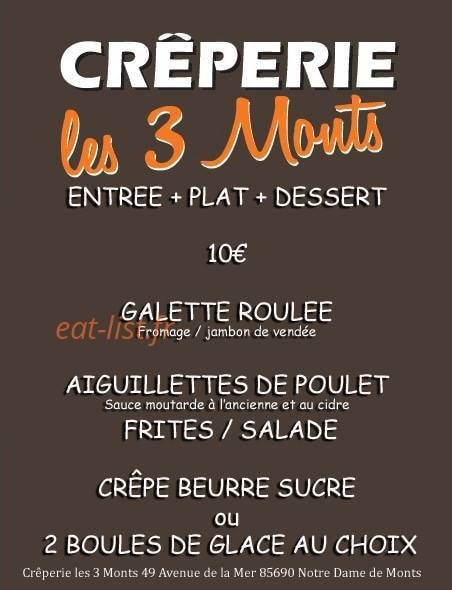 Les 3 Monts — carte page 3
