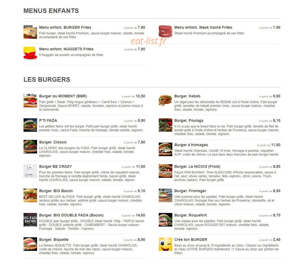 Oh Fada — carte page 1