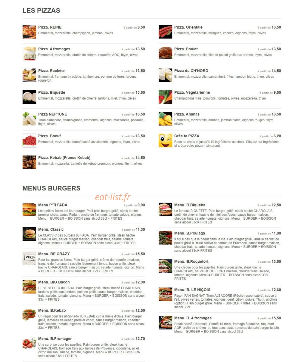 Oh Fada — carte page 2