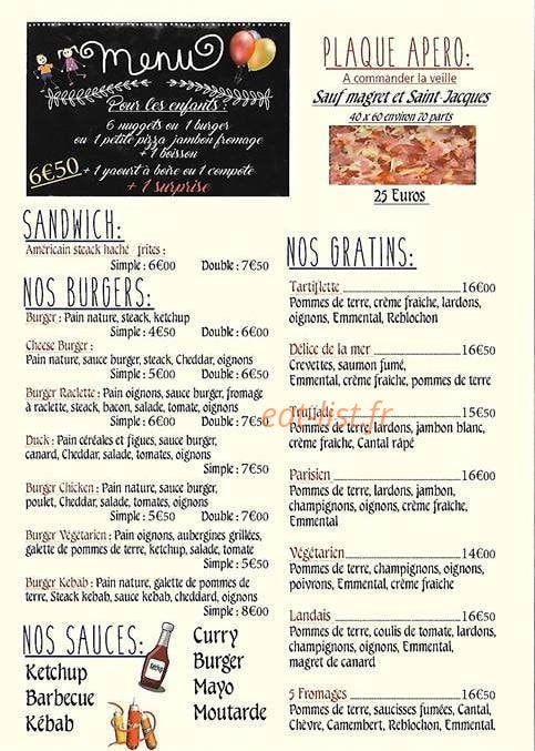 Pizza léa — carte page 2