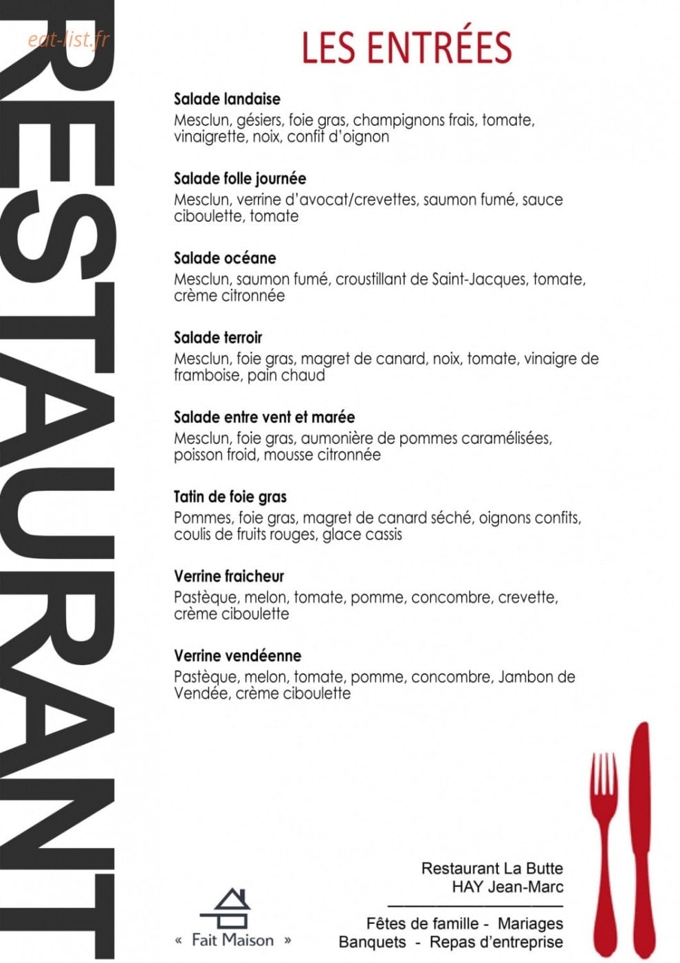 La butte — carte page 1