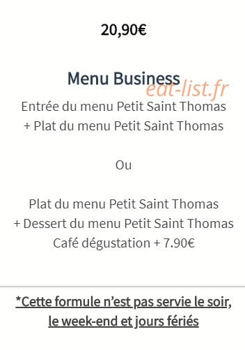 Le Petit Saint Thomas — carte page 7