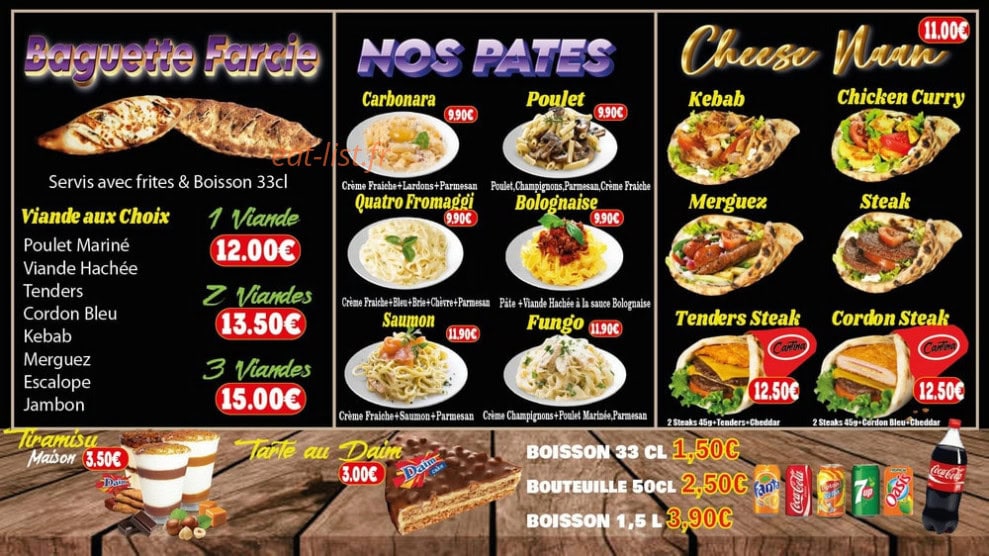 Cantina — carte page 2