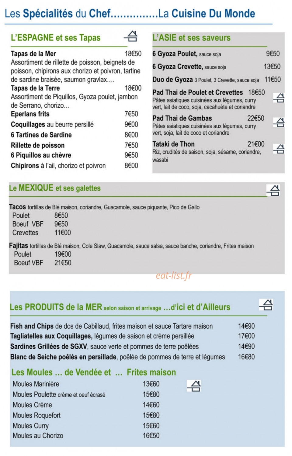 Côte et Plage — carte page 1