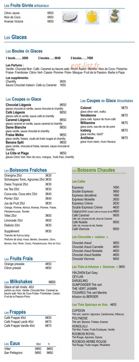 Côte et Plage — carte page 3