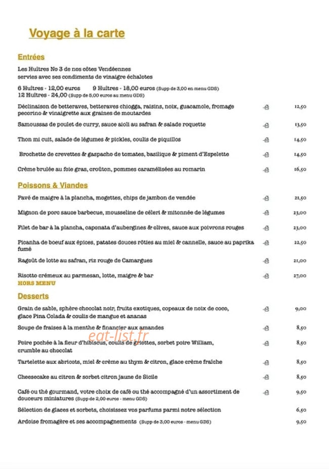 Grain De Sable — carte page 1