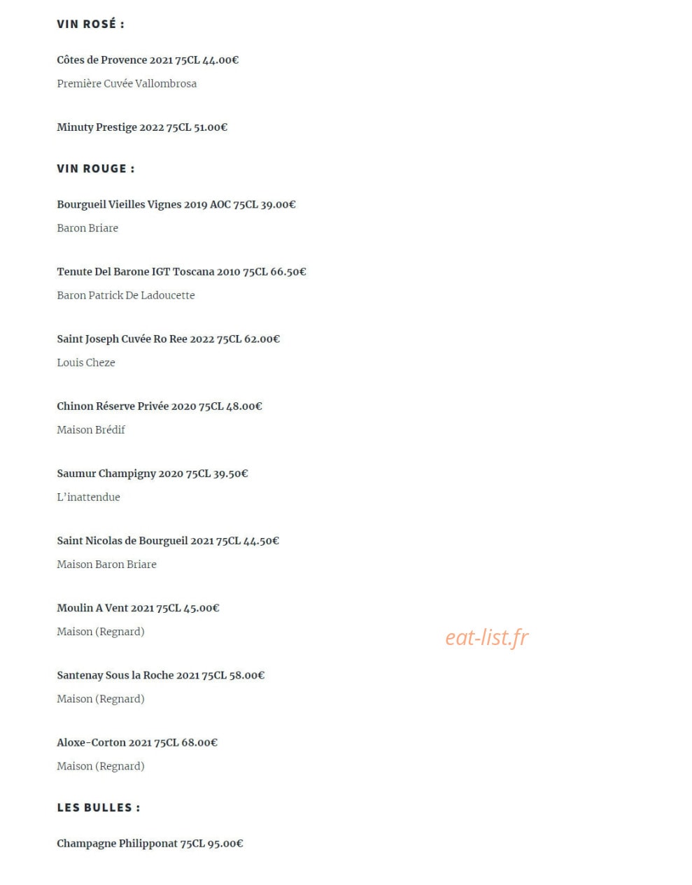 L'Inattendu — carte page 3