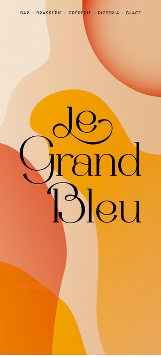 Le Grand Bleu — carte page 1