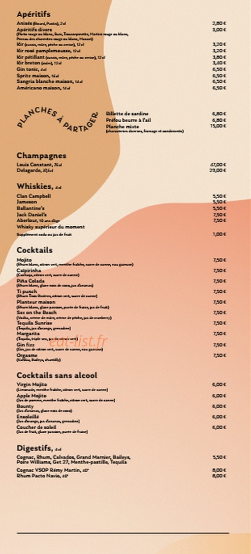 Le Grand Bleu — carte page 6