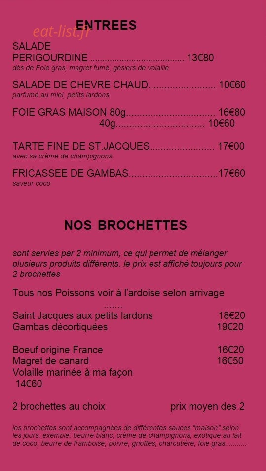 Le p'tit marché — carte page 1
