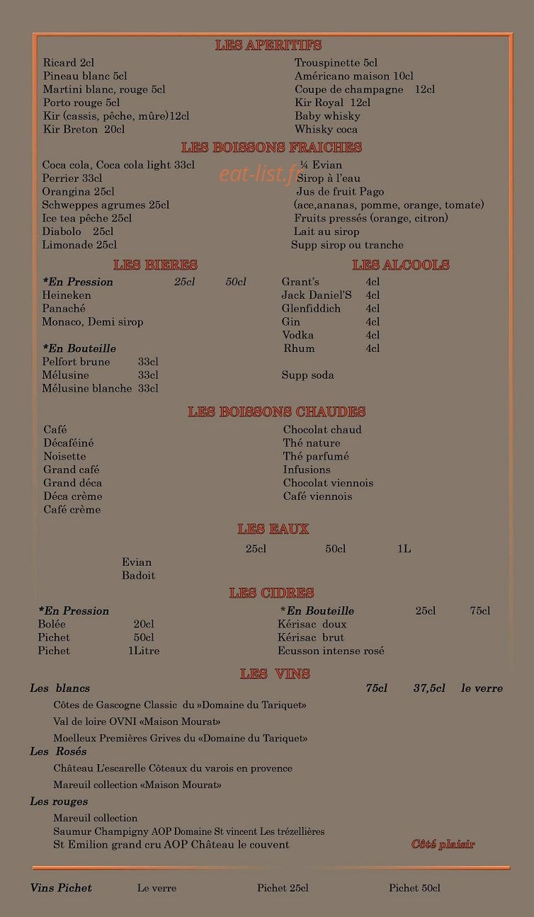Le Récif — carte page 2