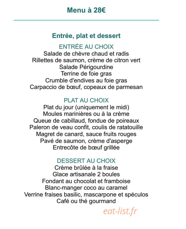 Restaurant Le Qg — carte page 6