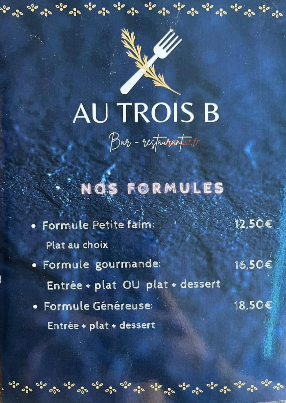 Au trois B — carte page 4