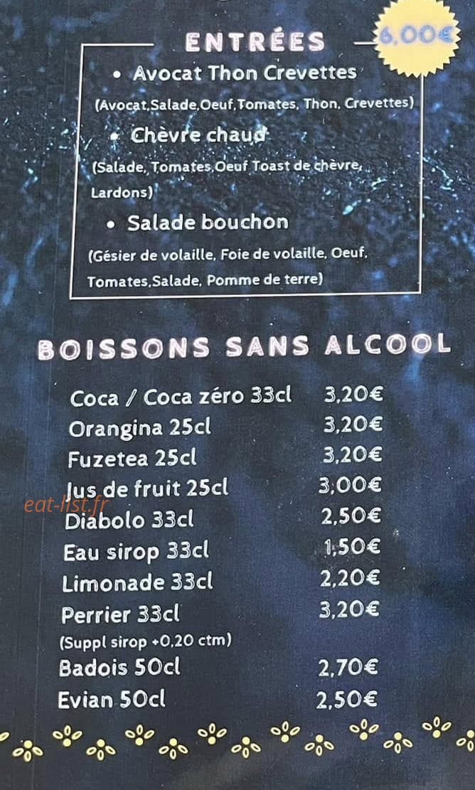 Au trois B — carte page 1