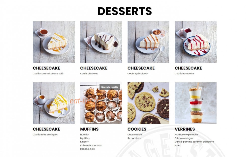 Bagelstein — carte page 4