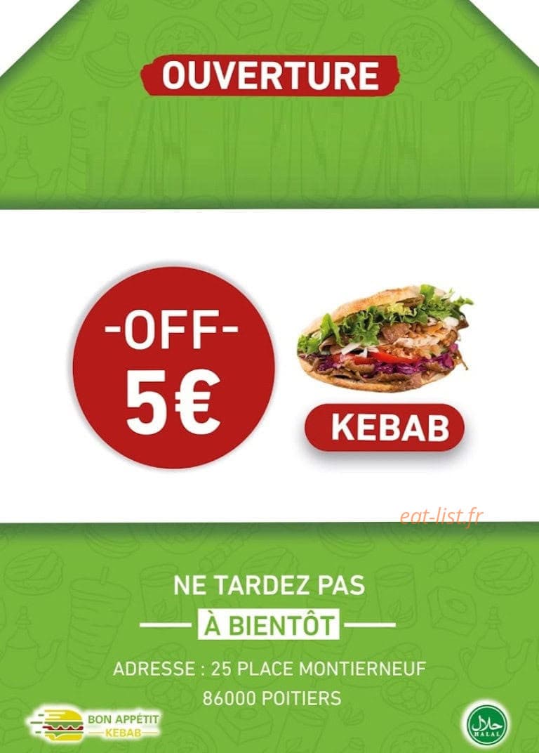 Bon Appétit kebab — carte page 2