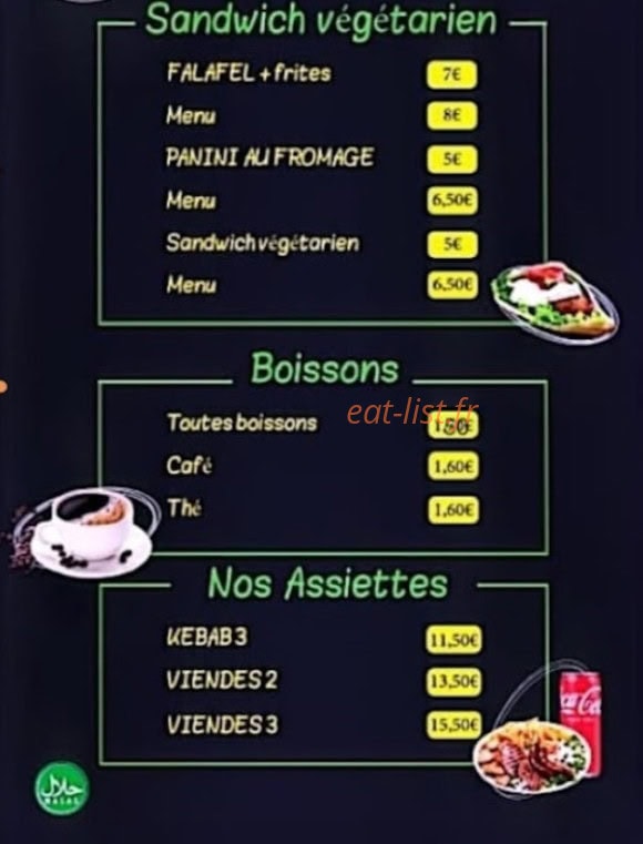 Bon Appétit kebab — carte page 4