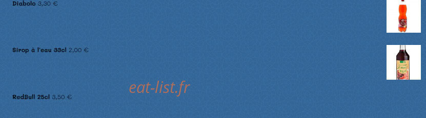 Buffet 86 — carte page 21