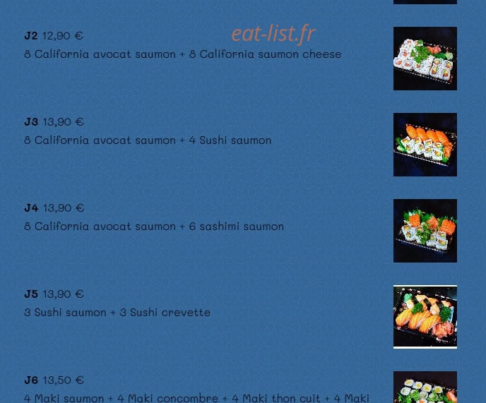 Buffet 86 — carte page 8