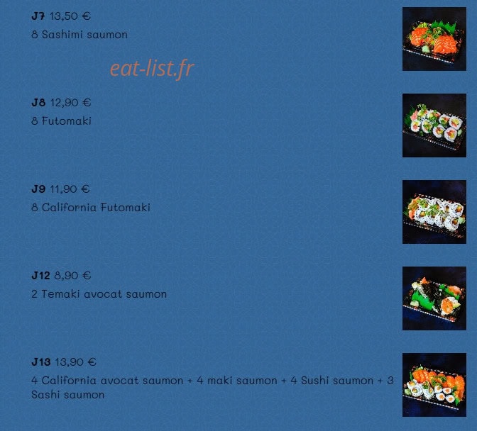 Buffet 86 — carte page 9