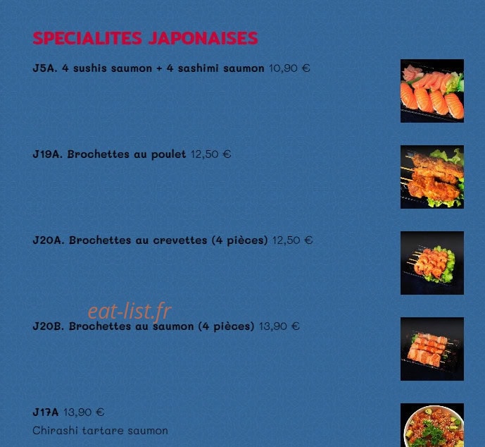Buffet 86 — carte page 6