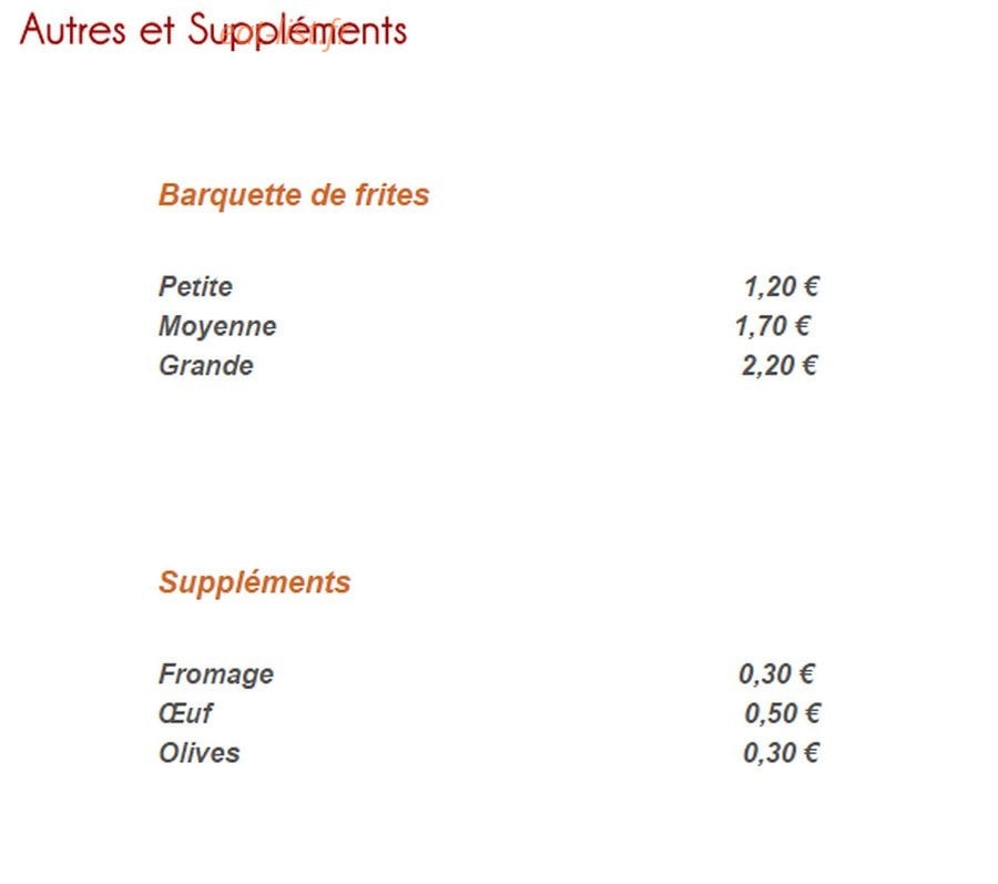 Chez Reza Kebab — carte page 7