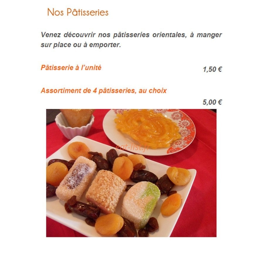 Chez Reza Kebab — carte page 5
