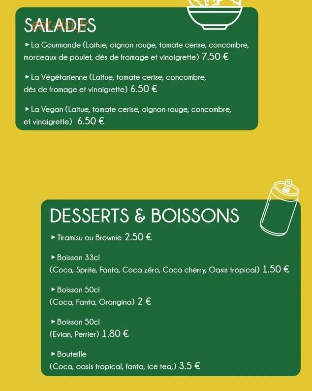 Home Burger 86 — carte page 3