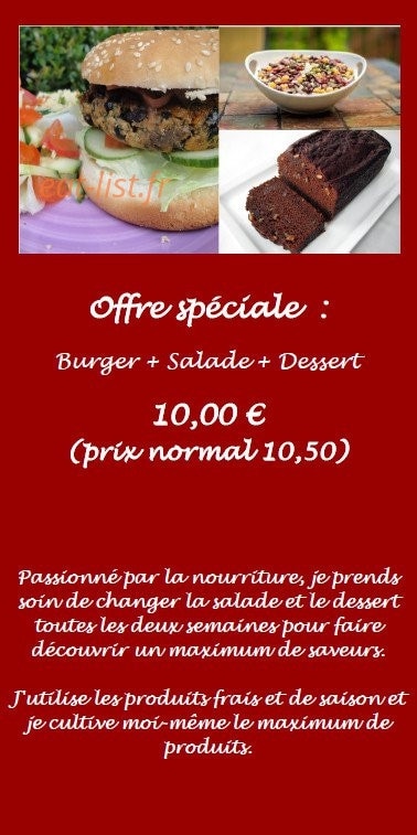 Home Burger — carte page 3
