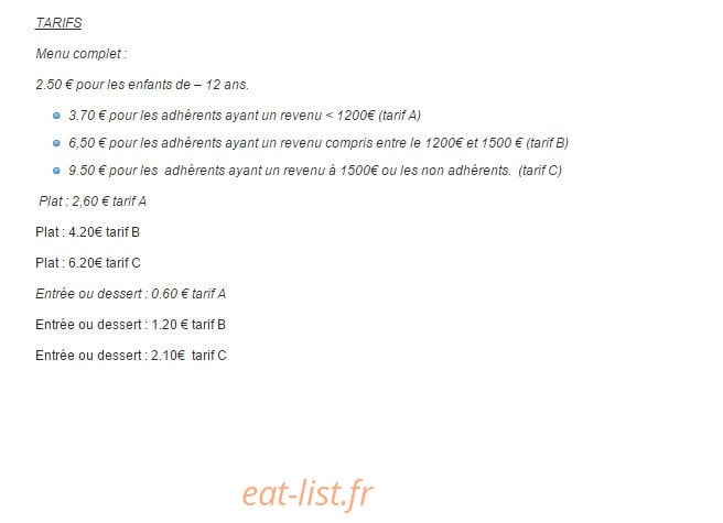 L'Assiet'Sympa — carte page 1