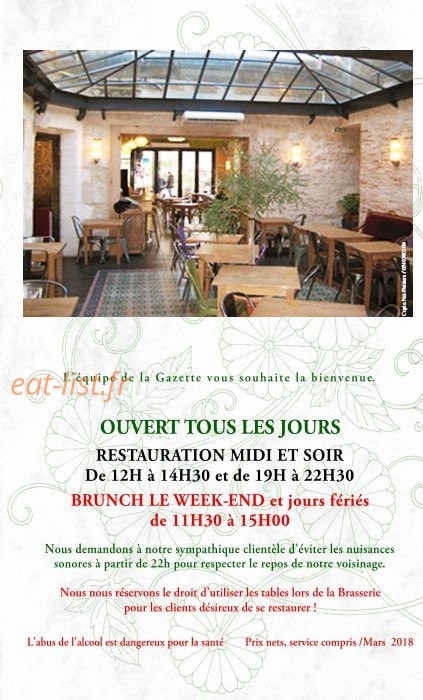 La Gazette — carte page 2