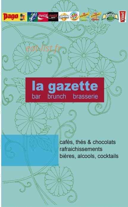 La Gazette — carte page 1