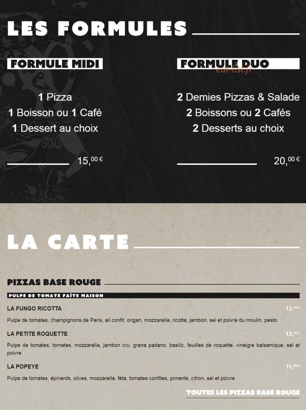 La Petite Roquette — carte page 1