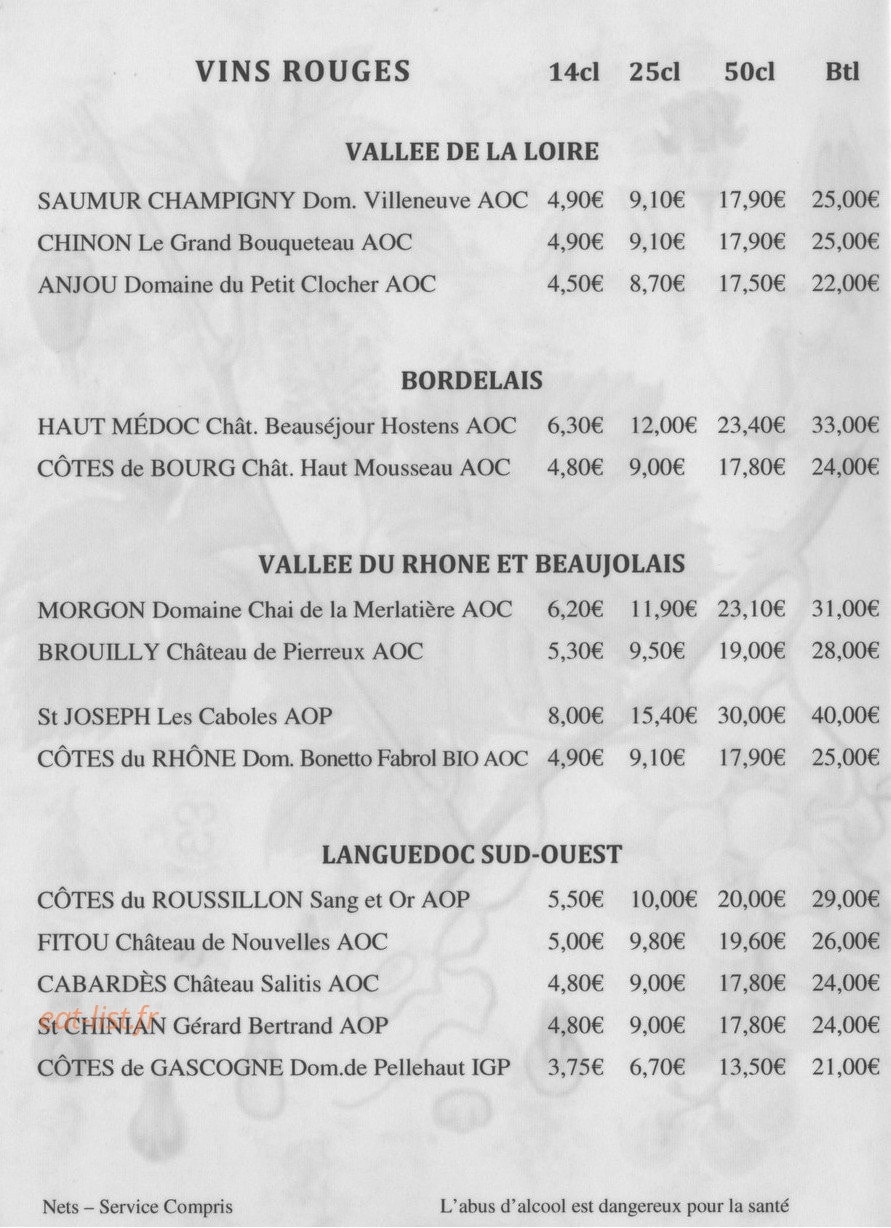 La serrurerie — carte page 3