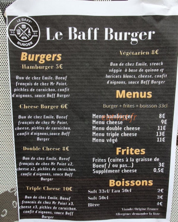 Le Baffalou — carte page 1